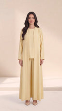 The Maitha Premium Nida Basic Abaya with Sheila
