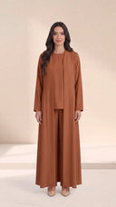 The Maitha Premium Nida Basic Abaya with Sheila