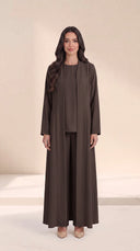 The Maitha Premium Nida Basic Abaya with Sheila