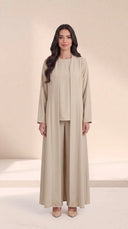 The Maitha Premium Nida Basic Abaya with Sheila