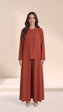 The Maitha Premium Nida Basic Abaya with Sheila