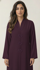 The Ayaana Pearl Floral Detail Abaya