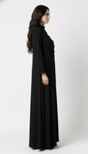The Jumana Asymmetric Mandarin Collar Abaya