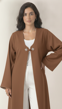 The Dunia Minimal Embroidered Abaya