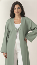 The Dunia Minimal Embroidered Abaya