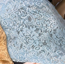 The Zahwan Lace Abaya with Mandarin Collar Detail