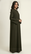 The Raneen Braided Loop Button Detail Abaya