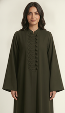 The Raneen Braided Loop Button Detail Abaya
