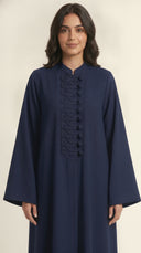 The Raneen Braided Loop Button Detail Abaya