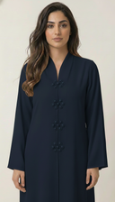 The Ayaana Pearl Floral Detail Abaya