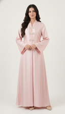 The Yasmina Pearl Embellished Closure Abaya