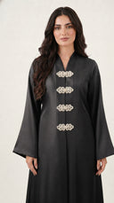 The Yasmina Pearl Embellished Closure Abaya