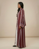The Reema Coordinated Striped Abaya