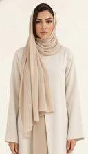 The Rehanah Asymmetric Layered Panel Abaya
