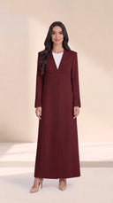 The Jumaina Pleated Panel Abaya with Matching Cuffs
