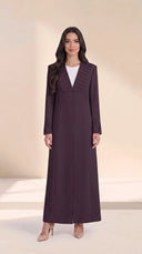 The Jumaina Pleated Panel Abaya with Matching Cuffs