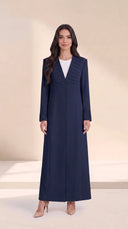 The Jumaina Pleated Panel Abaya with Matching Cuffs