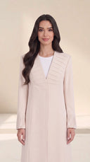 The Jumaina Pleated Panel Abaya with Matching Cuffs