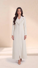 The Mariha Tailored Ruffle Lapel Abaya