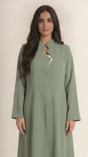 The Janan Asymmetric Collar Abaya