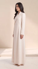 The Sheikah Tailored Wrap Collar Closed Abaya