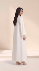 The Zuhaira Scalloped Organza Detail Abaya