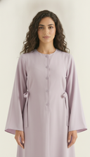 The Alyaana Side Tie Front-Open Abaya