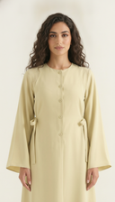 The Alyaana Side Tie Front-Open Abaya