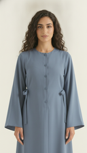 The Alyaana Side Tie Front-Open Abaya