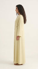 The Alyaana Side Tie Front-Open Abaya