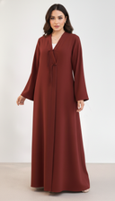 The Maram Timeless Side Accent Abaya