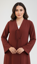The Maram Timeless Side Accent Abaya