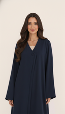 The Meher Minimal Button-Detail Abaya