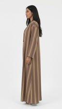 The Haya Striped Open Abaya