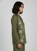 The Abeer Olive Palm - Embroidered Co - ord Set - TAL by The Abaya Lab