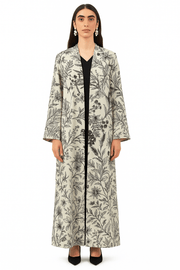 The Abeer Petite Floral Abaya - TAL by The Abaya Lab
