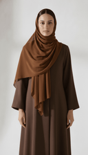 The Afaf Structured Minimal Button Abaya - TAL by The Abaya Lab