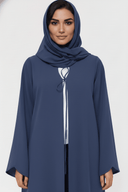 The Afrah Grace Front Tie Open Abaya - TAL by The Abaya Lab
