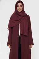 The Afrah Grace Front Tie Open Abaya - TAL by The Abaya Lab