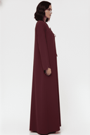 The Afrah Grace Front Tie Open Abaya - TAL by The Abaya Lab