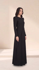 The Afroz Asymmetric Panel Tailored Abaya - TAL by The Abaya Lab