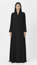 The Ahood Refined Wrap Panel Abaya - TAL by The Abaya Lab