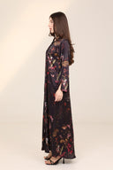 The Aisha Bird & Floral Botanical Abaya - TAL by The Abaya Lab