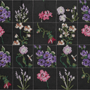 The Alia Black Floral Blocks Abaya - TAL by The Abaya Lab