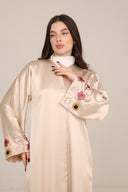 The Alia Floral - Cuff Cross Abaya - TAL by The Abaya Lab