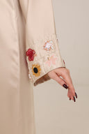 The Alia Floral - Cuff Cross Abaya - TAL by The Abaya Lab