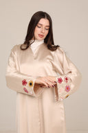 The Alia Floral - Cuff Cross Abaya - TAL by The Abaya Lab