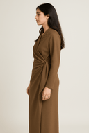 The Alia Sable Wrap Dress - TAL by The Abaya Lab