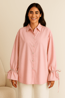The Aliza Blush Bloom Shirt - TAL by The Abaya Lab