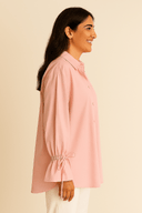 The Aliza Blush Bloom Shirt - TAL by The Abaya Lab